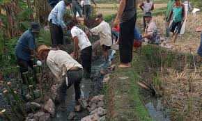 Gotong-royong Benahi Sumber Mata Air, Warga Mekarsari Cibatu Minta Perhatian Dinas Pertanian Kabupaten Garut