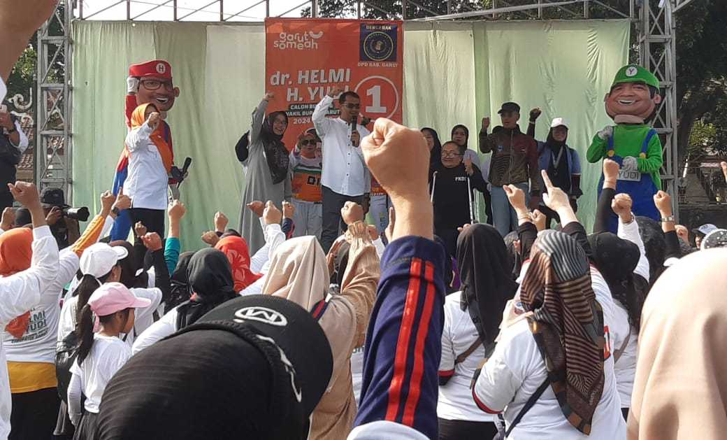 Gemuruh Hidup Helmi-Yudi, Menggema di Alun-Alun Cibatu